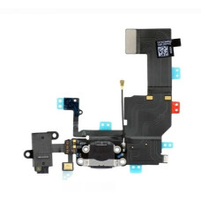 Flex Conector de Carga Iphone 5C BRANCO/PRETO