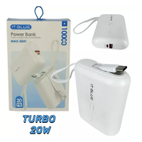 POWER BANK IT BLUE 10000 MAH - MAX-0541
