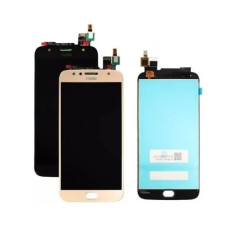 Tela Display Frontal Moto G5s Plus Xt1802 Dourado Original Oled