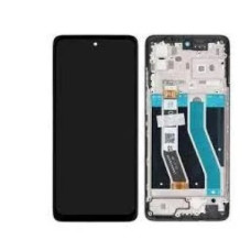 Tela Display Frontal Moto G62 Original Oled Com Aro PW