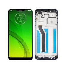 Tela Display Frontal Moto G7 Power Xt1955 Preto com aro Original Oled PW