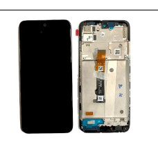 Tela Display Frontal Moto G71 Xt2169 Preto Com Aro PW