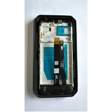 Tela Display Frontal Moto One fusion Xt2073 Preto COMPLETA COM ARO E COMPONENTES PW