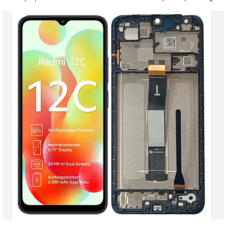 Tela Display Frontal Xiaomi Redmi 12c Original Oled Com Aro PW