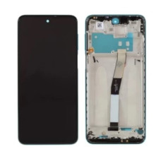 Tela Display Frontal Xiaomi Redmi Note 9s Note 9 Pro Note 9 Pro Max Preto Com Aro Original Oled PW