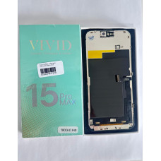 Tela LCD iPhone 15 PRO MAX FHD VIVID TROCA CI LZ