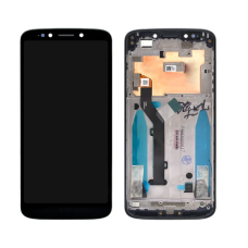 Tela Motorola G6 Play XT1922 E5 XT1944 Preto com Aro