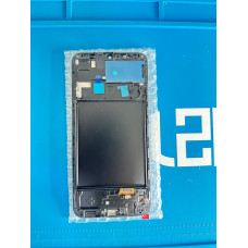 Tela Samsung A20 A205  Oled Com Aro