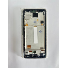 Tela Samsung A52 A525 A52s A528 Oled Com Aro PRATA PREMIUM