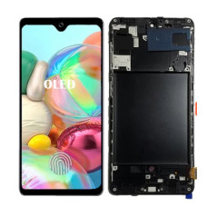 Tela Samsung A71 Preto com Aro (lcd Pequeno)