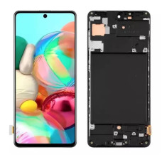 Tela Samsung A71 Preto com Aro Vivid (não Funciona Biometria)