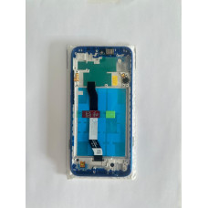 Tela Xiaomi Note 8 com Aro Azul Premium