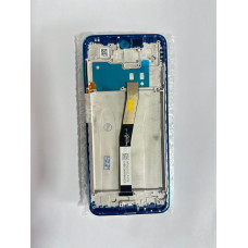 Tela Xiaomi Redmi Note 9s / 9 Pro / 9 Pro Max Com Aro AZUL CLARO